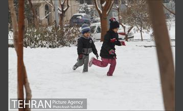 بارش برف در تهران 23