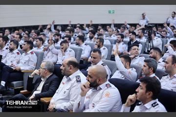 نشست مدیرعامل سازمان آتش‌نشانی تهران با کارکنان 4