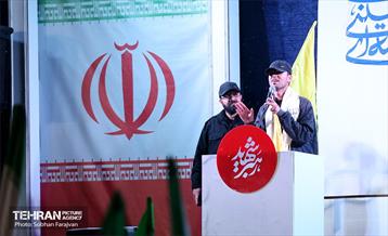 اجتماع مردم تهران در قدردانی از همراهی حزب الله لبنان 4