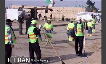 فعالیت های منطقه 2 شهرداری تهران در شهر کوت عراق برای زائرین اربعین حسینی 23