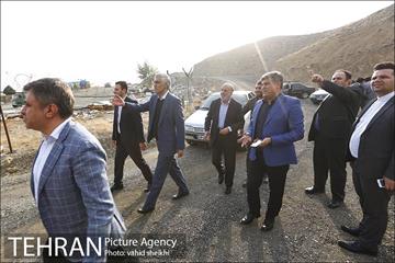 بازدید شهردار تهران از پروژه درختکاری کمربند سبز تهران  1