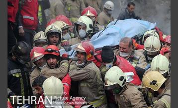 هشتمین روز آواربرداری ساختمان پلاسکو-2 42