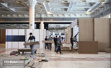 آماده سازی نمایشگاه مطبوعات 10