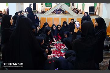 بدرقه پیکر مطهر شهید گمنام دوران دفاع مقدس در اداره‌کل سرمایه‌انسانی 5