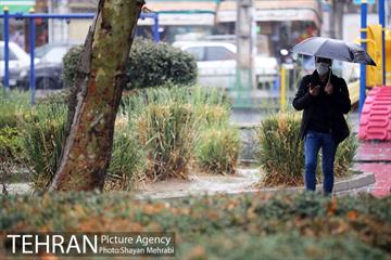بارش باران پاییزی در تهران- 2