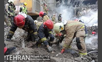 هشتمین روز آواربرداری ساختمان پلاسکو-2 24