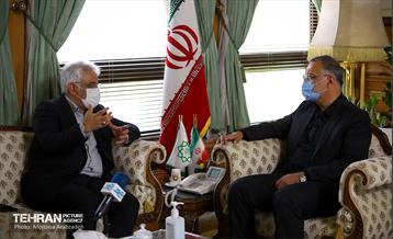 دیدار شهردار تهران با رئیس دانشگاه آزاد اسلامی 9