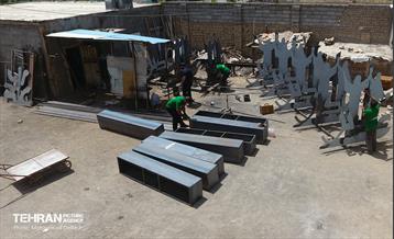 نصب المان های غدیر در سطح شهر تهران