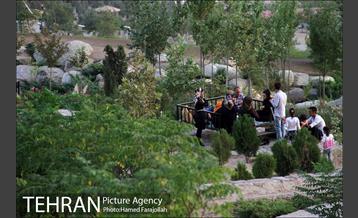 عصر تابستانی در بوستان آبشار تهران 18
