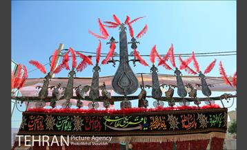 نماز ظهر عاشورا مسجد قائم(عج) منطقه هفت