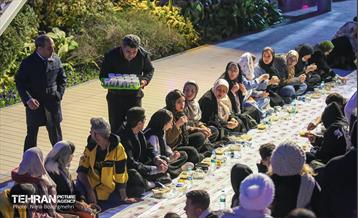 افطاری ساده روی پل طبیعت 3