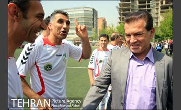 دیدار رسانه ورزش و پیشکسوتان تیم ملی فوتبال ایران به نفع سیل زدگان 6