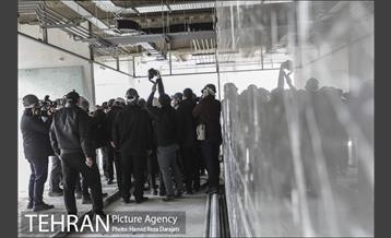 بازدید فتاح رئیس بنیاد مستضعفان از ساختمان پلاسکو 14