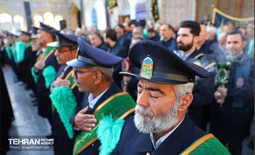 آیین تعویض پرچم گنبد حضرت عبدالعظیم الحسنی(ع) 34