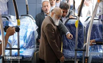رونمایی از ۱۰۰ دستگاه اتوبوس ناوگان حمل و نقل عمومی شهر تهران 27
