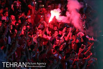 جشن قهرمانی تیم فوتبال پرسپولیس