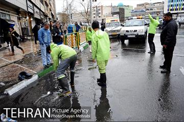 بارش باران بهاری در تهران 20