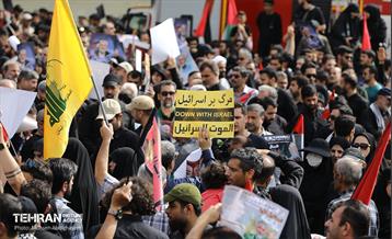 تشییع پیکر شهید اسماعیل هنیه در تهران - 2 38