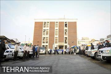 مانور عملیات برف روبی شهرداری منطقه 8