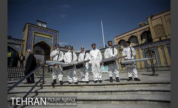 عملیات ضدعفونی امامزاده صالح(ع) 2