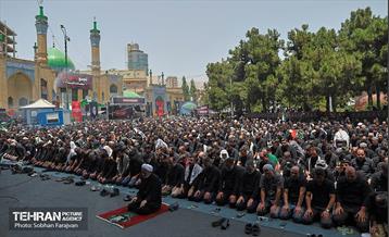 دسته عزاداری دانشگاه امام صادق(ع) در ظهر عاشورا 1