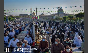 نماز عید فطر در جوار مرقد حضرت عبدالعظیم حسنی(ع) 7