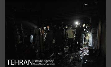 آتش سوزی در پاساژ پایتخت 5