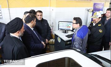 آیین رونمایی از تجهیزات نوین معاینه فنی شهرداری تهران 6