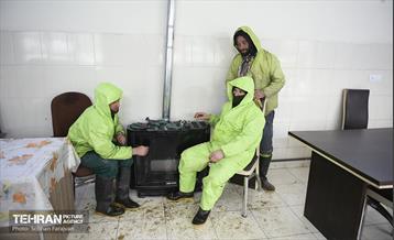 عملیات برف‌روبی در پایتخت 45