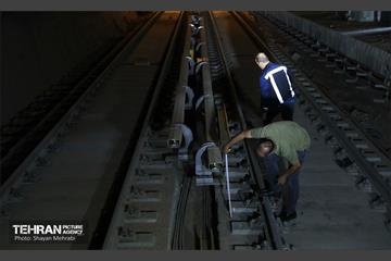 تست گرم بخش شمالی خط ۶ مترو تهران 34