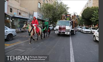 برگزاری اعزای حسینی در بوستان قصر منطقه هفت 13