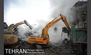 ششمین روز آواربرداری ساختمان پلاسکو -1 38