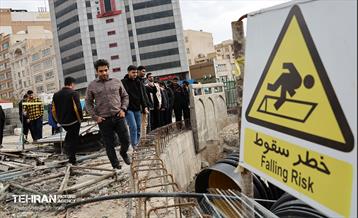 بازدید دانشجویان از پروژه خرازی و تقاطع آبشناسان-جنت آباد  9