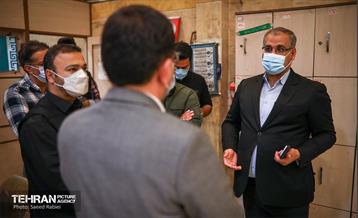بازدید رئیس سازمان مدیریت بحران شهرداری تهران از گرمخانه خاوران 21