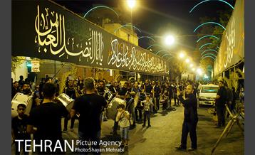 عزاداری شب پنجم ماه محرم در محله گرگان 22
