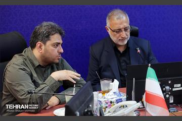 نشست شهردار تهران با معاون حمل و نقل و ترافیک شهرداری 9