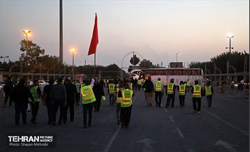 آیین اعزام خادم الحسین(ع) شهرداری تهران به مراسم اربعین حسینی 42