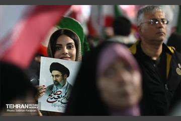 اجتماع مردم تهران در قدردانی از همراهی حزب الله لبنان 12