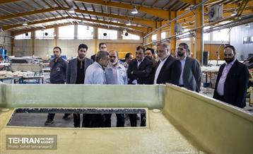 بازدید شهردار تهران از کارخانه خودروسازی «عقاب افشان» 33
