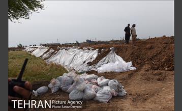 بازدید شهردار تهران از منطقه سیل زده پل سبحانیه دشت آزادگان 12