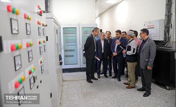 بهره‌برداری از پست برق مستقل خط ۶ مترو 20