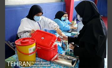 افتتاح و بهره برداری از مرکز واکسیناسیون تجمیعی منطقه ۱۲