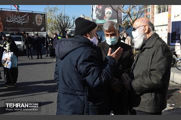 مراسم تشییع پیکر ۱۵۰ شهید گمنام در تهران 12