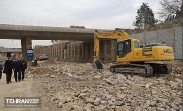 بازدید شهردار تهران از پروژه بزرگراه یادگار امام(ره) 46