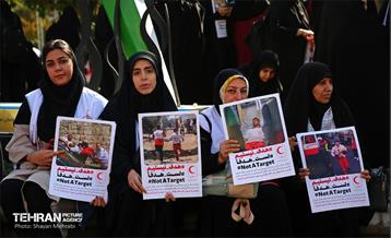 اجتماع جمعیت هلال احمر و کادر بهداشت و درمان در حمایت از مردم فلسطین 25