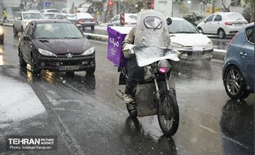 روز برفی تهران 1