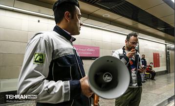 مانور عملیاتی دیریل قطار و تخلیه اضطراری مسافری