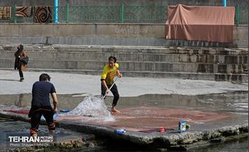 قالیشویی سنتی در چشمه علی 25