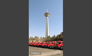 رونمایی از تجهیزات جدید سازمان آتش نشانی تهران  34