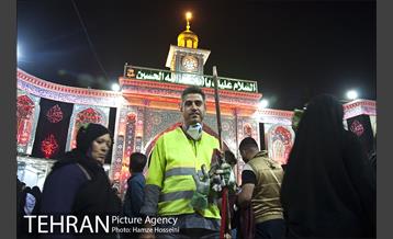 ارائه خدمات نیرو های خادم الحسین (ع) در کربلا 1